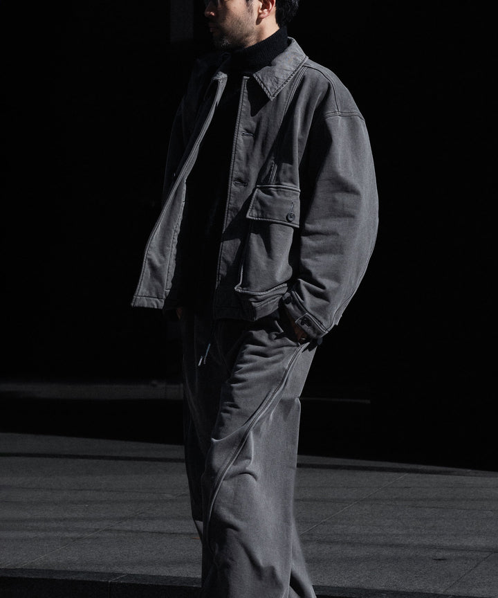 KANEMASA PHIL. カネマサフフィル36G FINE SWEAT DRAPING EASY PANTSのCHARCOAL PIGMENT公式通販サイトsession福岡セレクトショップ