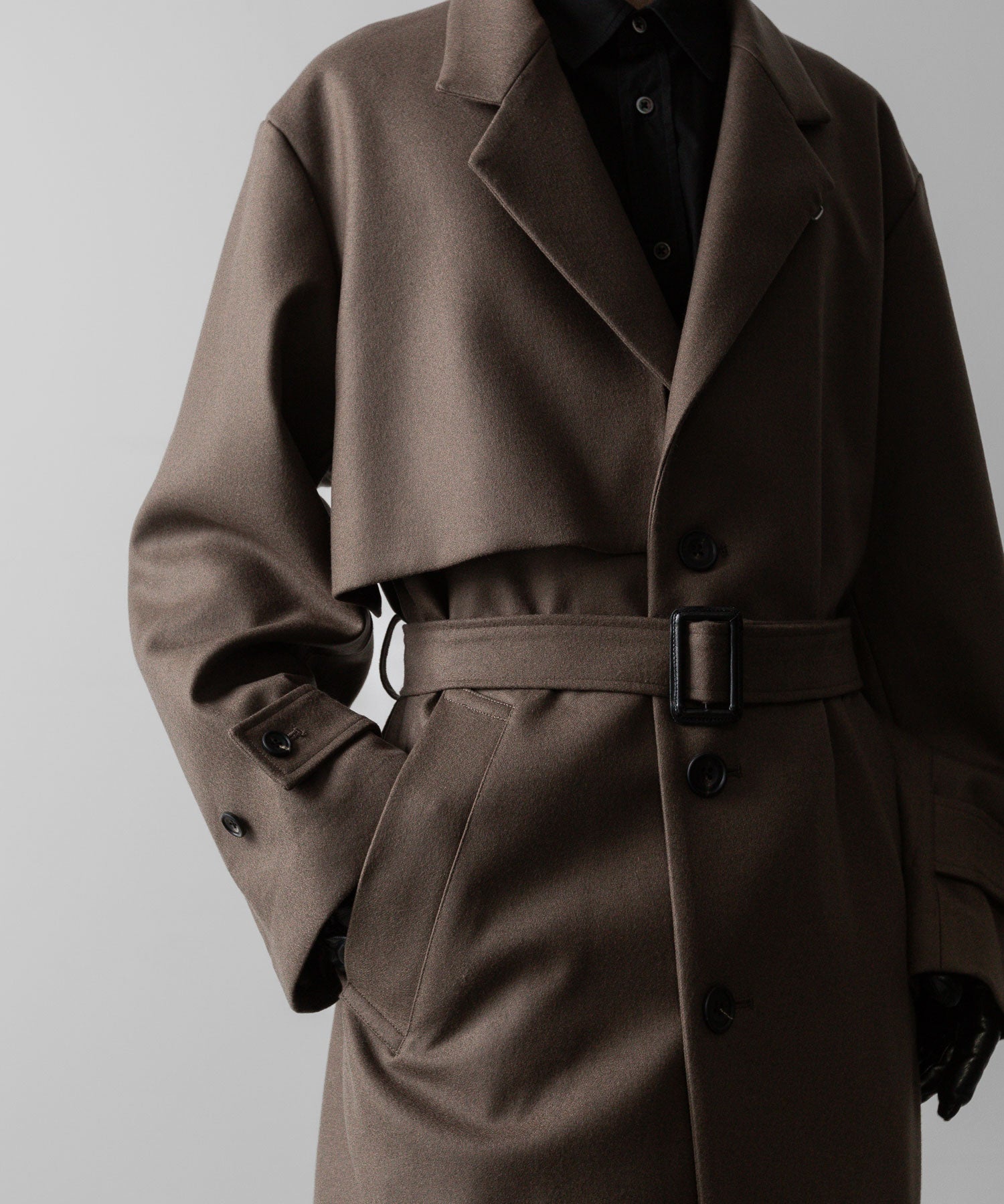 ssstein(シュタイン)の24AWコレクション LAY CHESTER COAT - DARK GREIGE 公式通販サイトsession福岡セレクトショップ