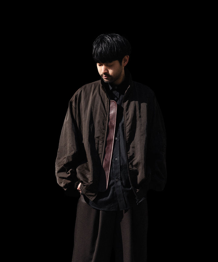 ssstein(シュタイン)のCOTTON SILK OVERSIZED PLACKET SHIRT - BLACKの公式通販サイトsession福岡セレクトショップ