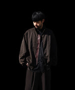 画像をギャラリービューアに読み込む, ssstein(シュタイン)のCOTTON SILK OVERSIZED PLACKET SHIRT - BLACKの公式通販サイトsession福岡セレクトショップ
