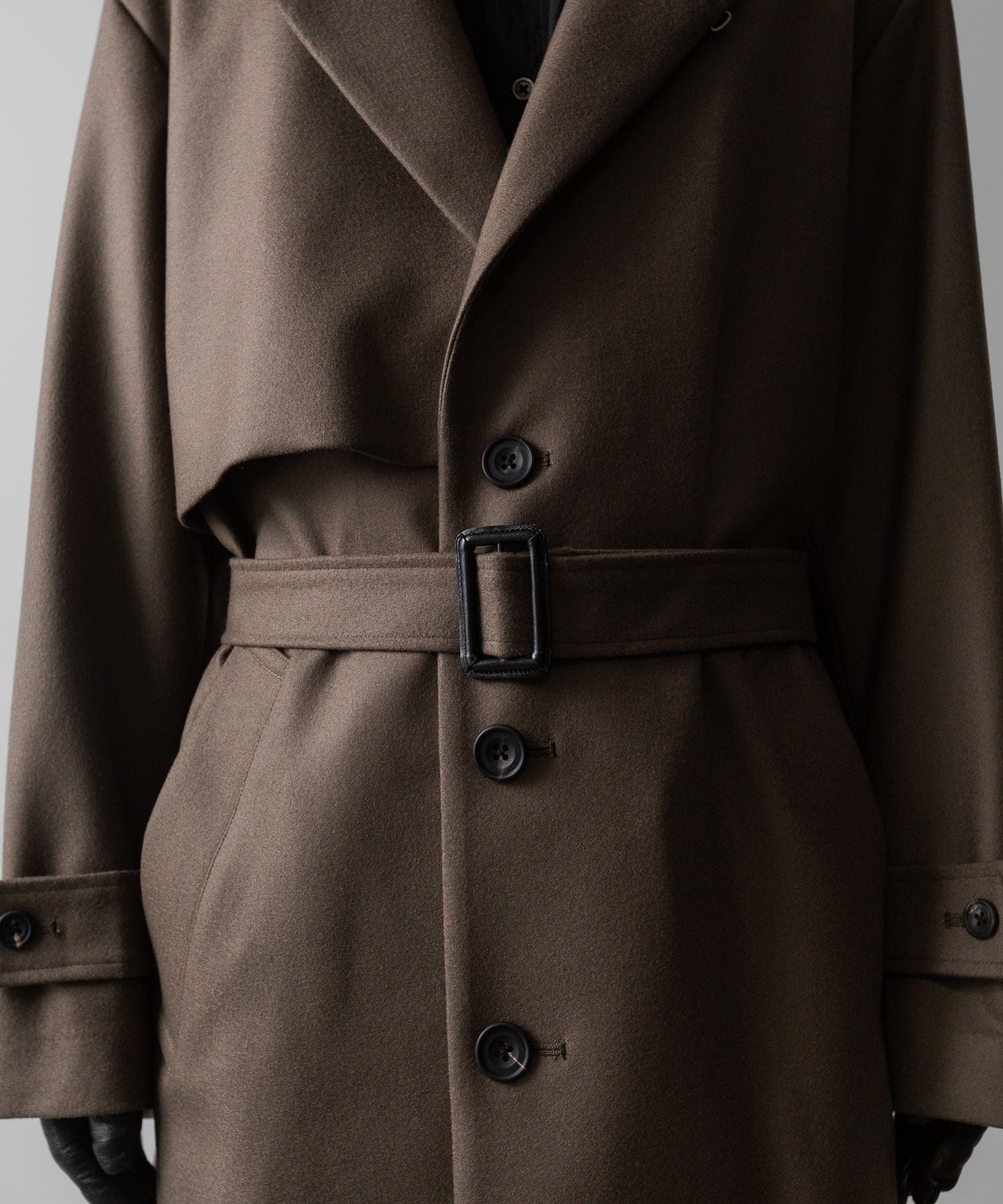 ssstein(シュタイン)の24AWコレクション LAY CHESTER COAT - DARK GREIGE 公式通販サイトsession福岡セレクトショップ