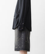 画像をギャラリービューアに読み込む, ssstein(シュタイン)のBAGGY DENIM SHORTS - BLACKの公式通販サイトsession福岡セレクトショップ

