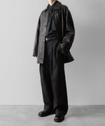 画像をギャラリービューアに読み込む, ssstein(シュタイン)の24AWコレクション OVERSIZED DOWN PAT SHIRT - BLACK 公式通販サイトsession福岡セレクトショップ
