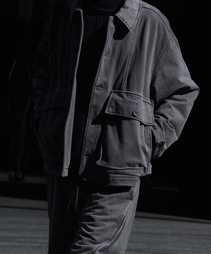 KANEMASA PHIL. カネマサフフィル36G FINE SWEAT WORK JACKETのCHARCOAL PIGMENT公式通販サイトsession福岡セレクトショップ