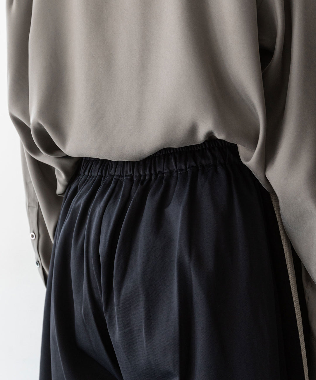 【KANEMASA PHIL.】カネマサのトラックパンツ ECONYL JERSEY TRACK PANTS - BLACK 公式通販session福岡セレクトショップ