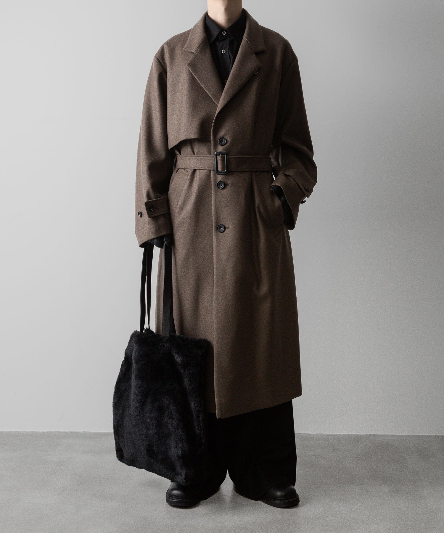 ssstein(シュタイン)の24AWコレクション LAY CHESTER COAT - DARK GREIGE 公式通販サイトsession福岡セレクトショップ