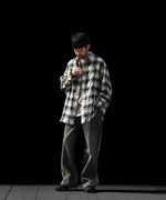 画像をギャラリービューアに読み込む, CODA -コーダのBEIGE GREY CHECKED WASHED THRASHED STRUCTURED SHIRTのBEIGE GREY CHECK公式通販サイトsession福岡セレクトショップ
