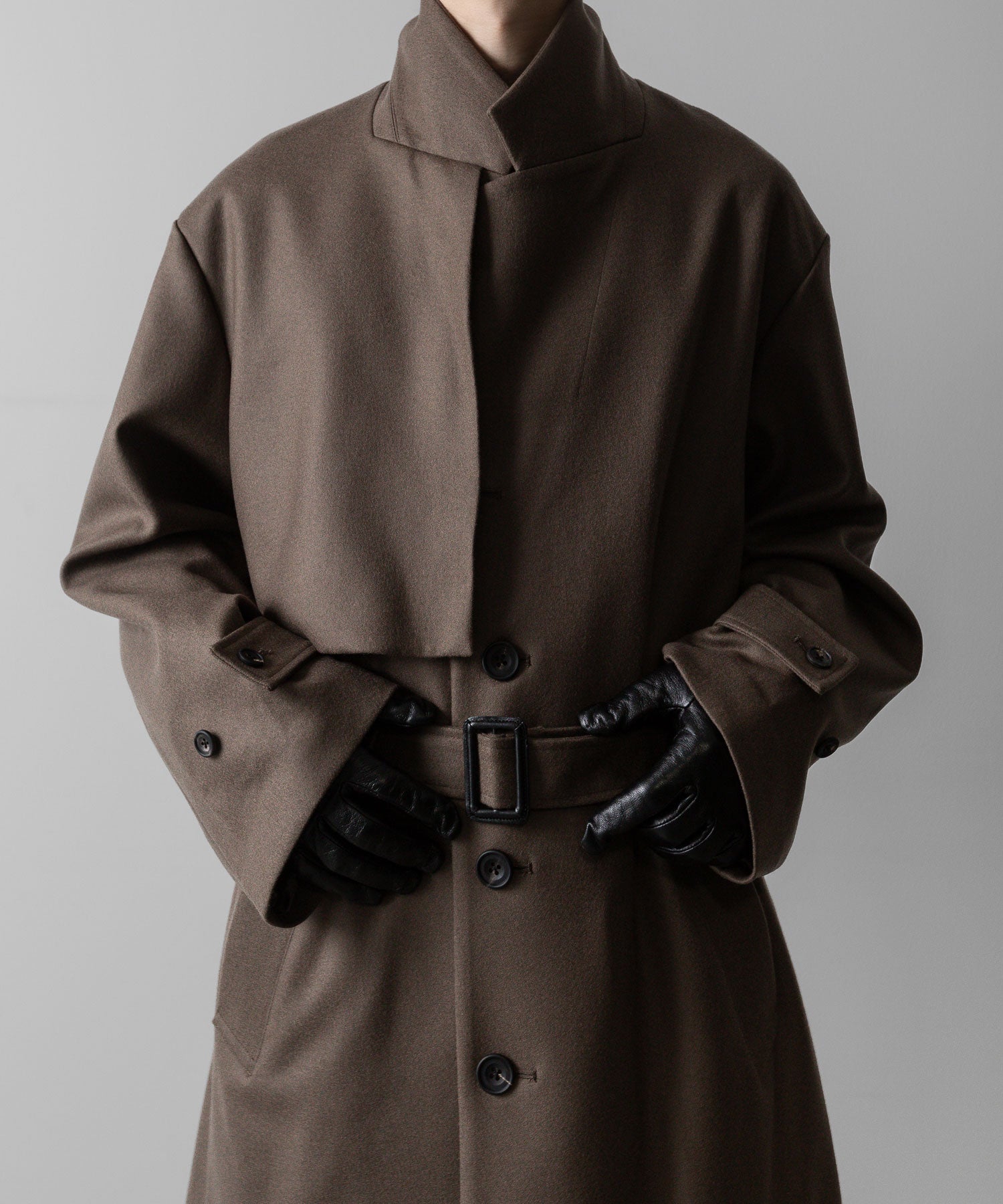 ssstein(シュタイン)の24AWコレクション LAY CHESTER COAT - DARK GREIGE 公式通販サイトsession福岡セレクトショップ