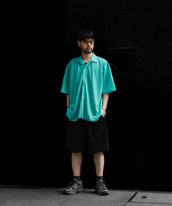 KANEMASA PHIL.】36G CUPRO ETHER SHIRT - TURQUOISE | 公式通販サイト