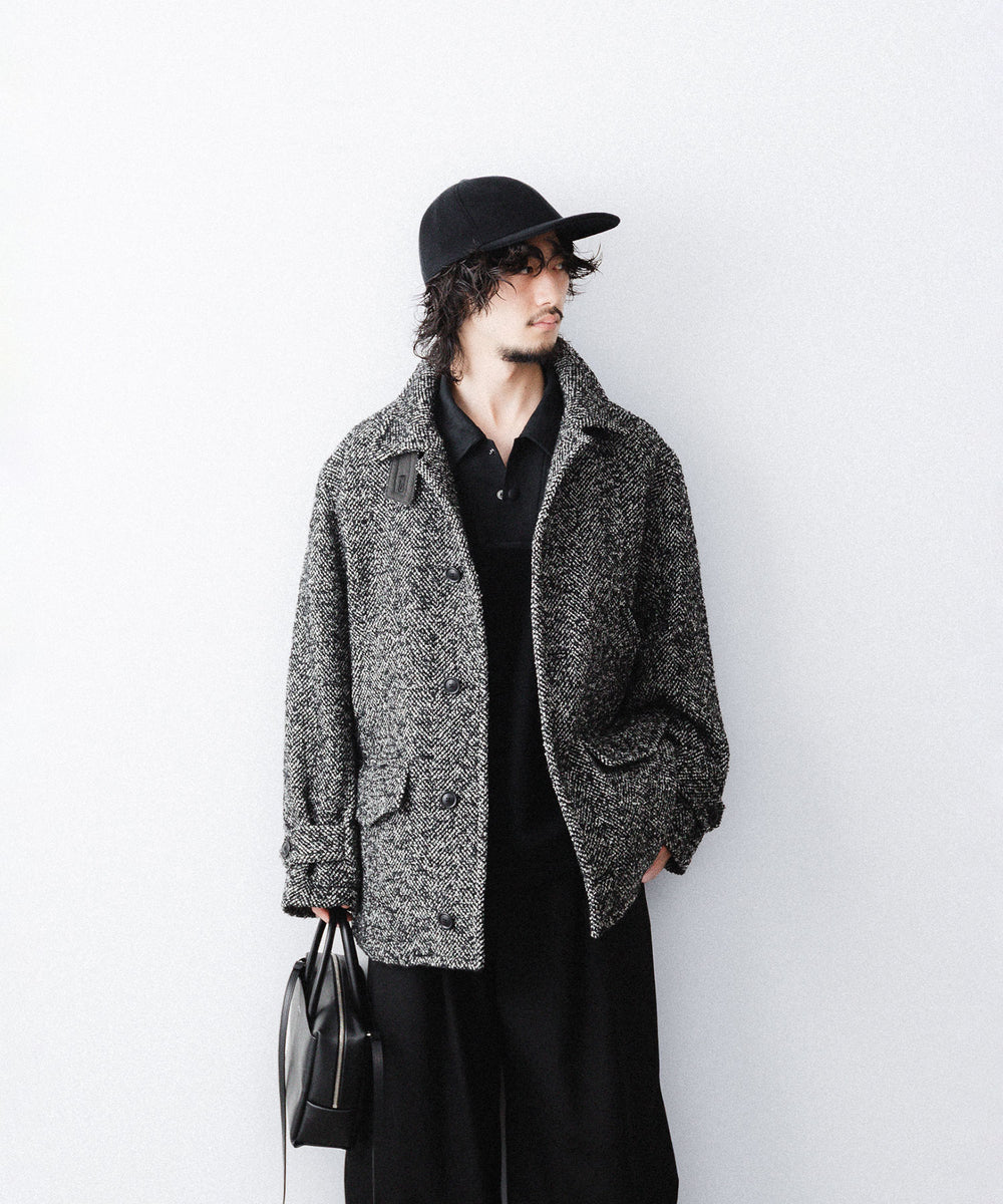 UJOH - ウジョーのPOLO COLLAR PULLOVER のBLACK公式通販サイトsession福岡セレクトショップ
