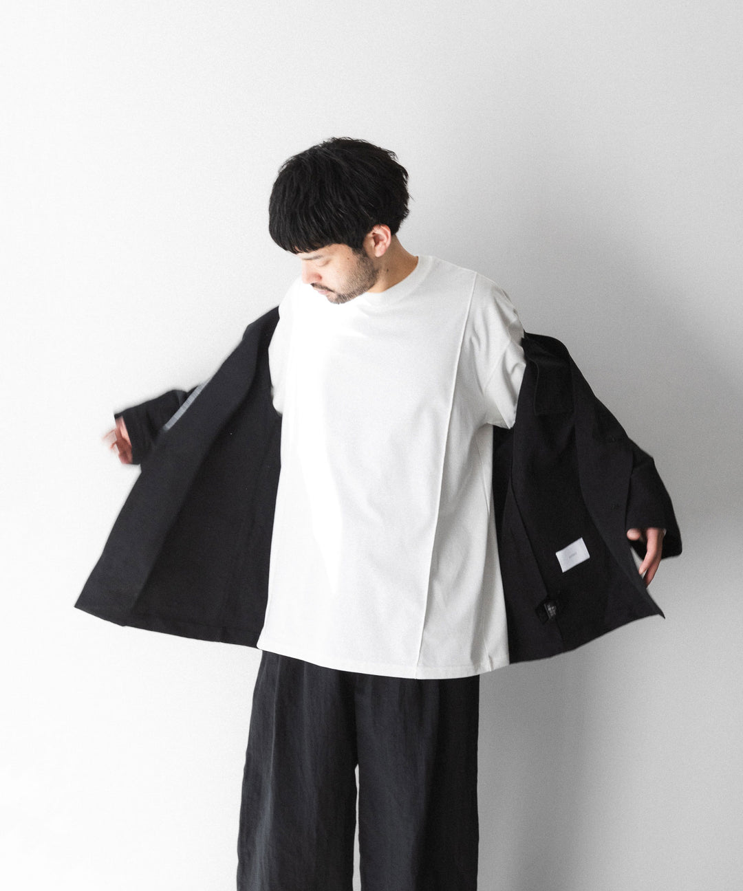 ssstein(シュタイン)のOVERSIZED LAYERED SLEEVE TEE - WHITEの公式通販サイトsession福岡セレクトショップ