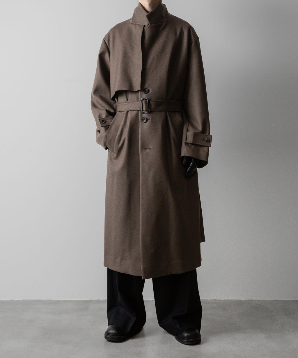 ssstein(シュタイン)の24AWコレクション LAY CHESTER COAT - DARK GREIGE 公式通販サイトsession福岡セレクトショップ