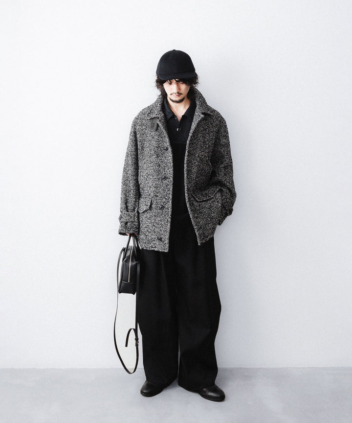 UJOH - ウジョーのPOLO COLLAR PULLOVER のBLACK公式通販サイトsession福岡セレクトショップ