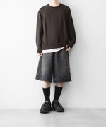 画像をギャラリービューアに読み込む, ssstein(シュタイン)のBAGGY DENIM SHORTS - BLACKの公式通販サイトsession福岡セレクトショップ
