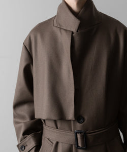 ssstein(シュタイン)の24AWコレクション LAY CHESTER COAT - DARK GREIGE 公式通販サイトsession福岡セレクトショップ