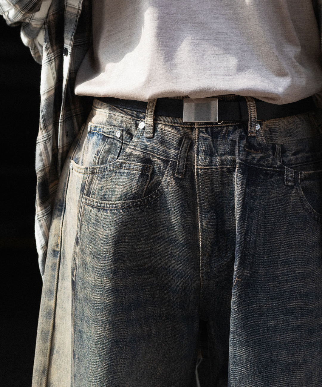 CODA -コーダのGREY ACID WASH DUAL EXPOSURE BREAK CUT FLARED JEANSのGREY ACID WASH公式通販サイトsession福岡セレクトショップ