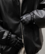 画像をギャラリービューアに読み込む, ssstein(シュタイン)のLEATHER HOODED SHORT JACKET - BLACKの公式通販サイトsession福岡セレクトショップ
