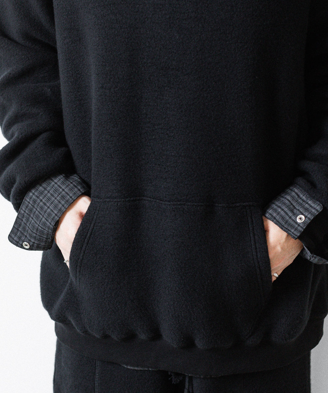 phebus- フィーバスのREVERSIBLE JERSEY JUMPERのBLACK公式通販サイトsession福岡セレクトショップ
