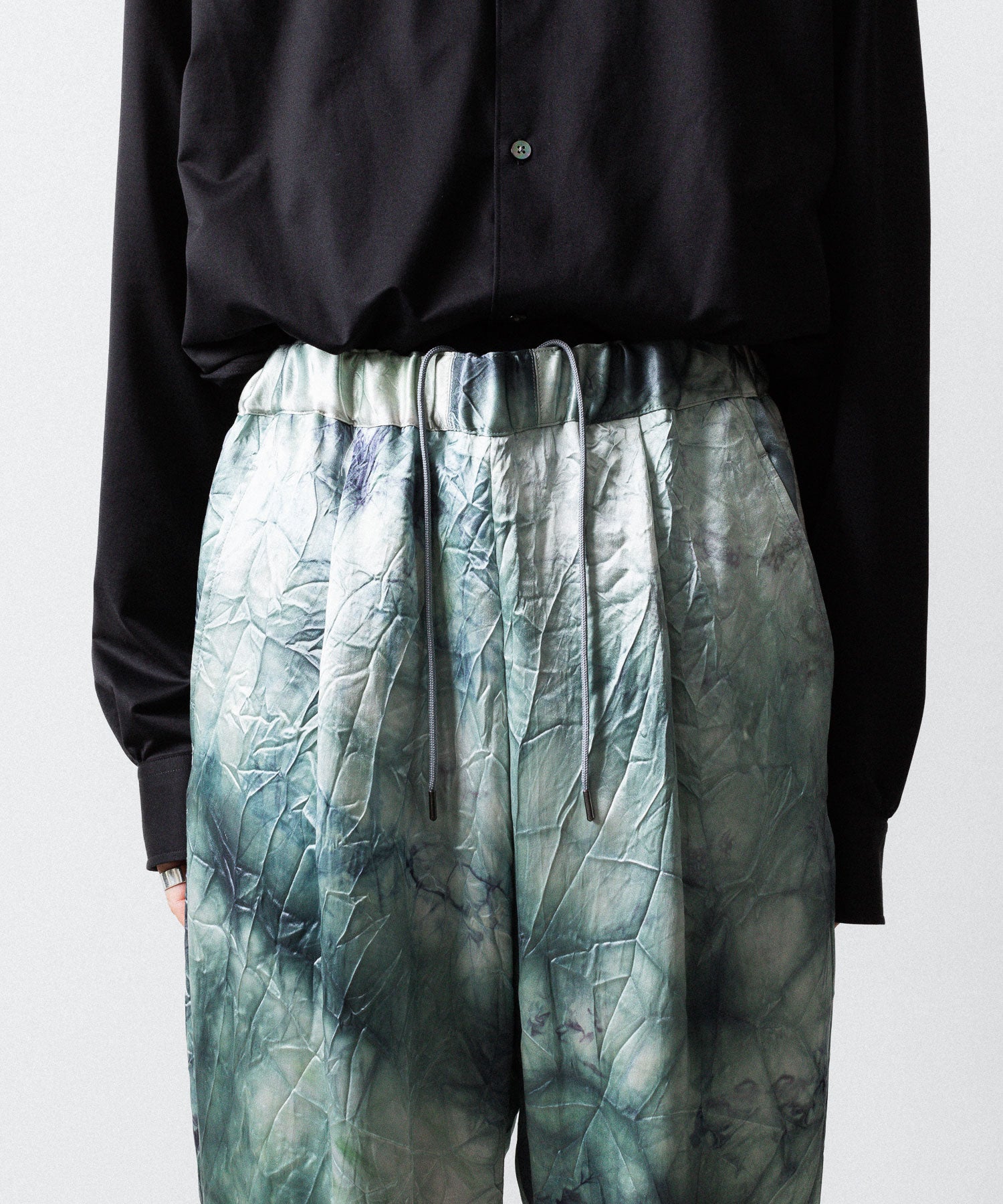 UJOH ウジョーのWAIST DRAW CORD PNTのLIGHT GRAY 公式通販サイトsession福岡セレクトショップ