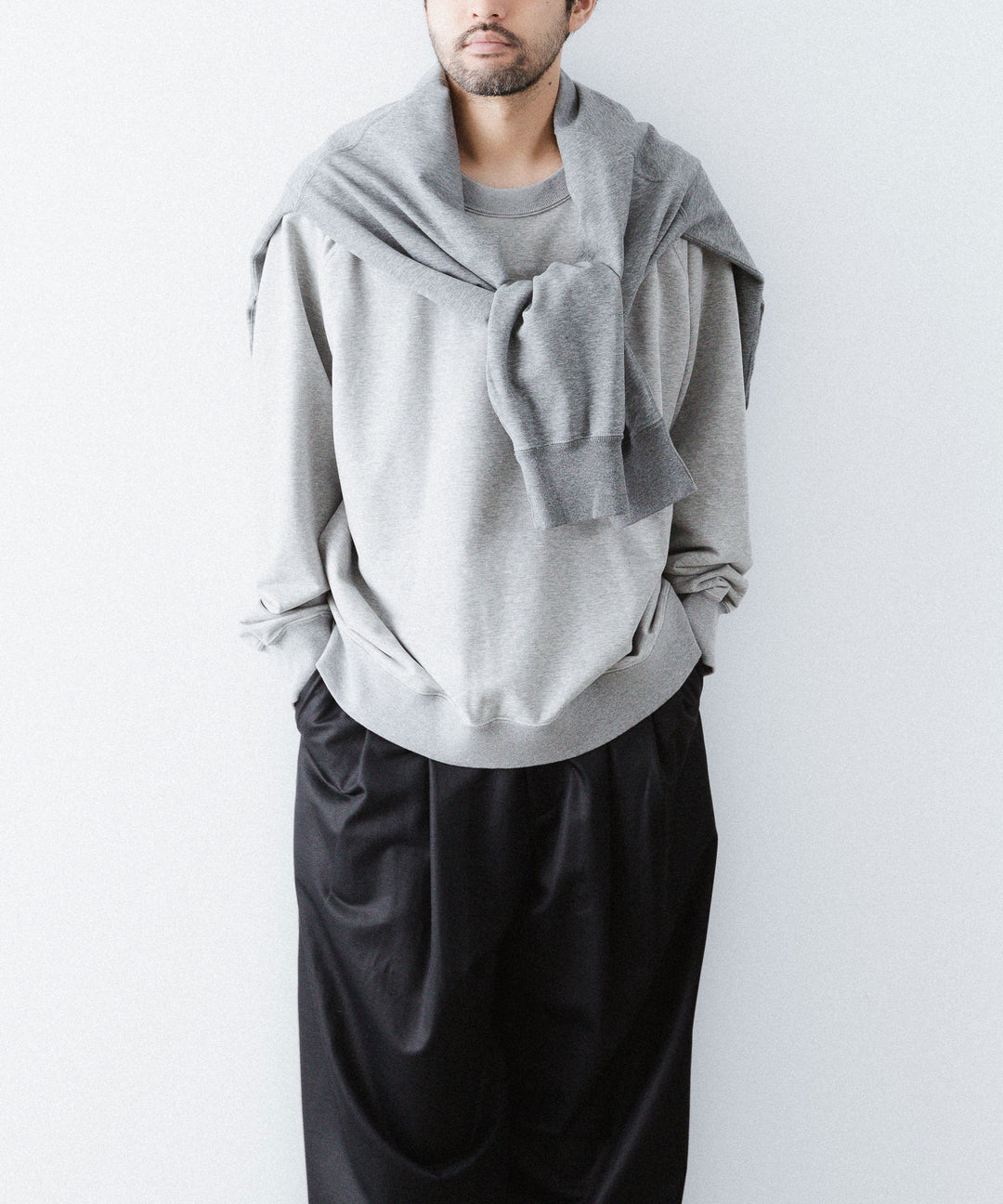 KANEMASA PHIL. カネマサフィルの36G RAGLAN HEATHER PULLOVERのCHARCOAL DYE公式通販サイトsession福岡セレクトショップ