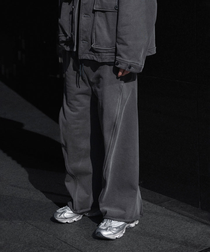 KANEMASA PHIL. カネマサフフィル36G FINE SWEAT DRAPING EASY PANTSのCHARCOAL PIGMENT公式通販サイトsession福岡セレクトショップ