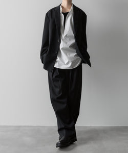 ssstein(シュタイン)の24AWコレクション OVERSIZED SINGLE BREASTED JACKET - BLACK 公式通販サイトsession福岡セレクトショップ