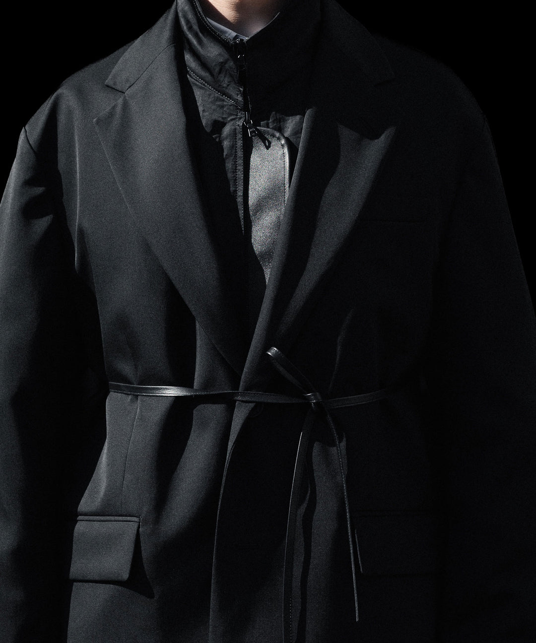 ssstein(シュタイン)のSHRUNK NYLON OVERSIZED FLIGHT JACKET - BLACKの公式通販サイトsession福岡セレクトショップ