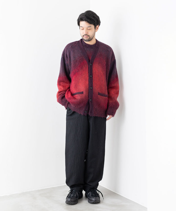 stein(シュタイン)の23AWコレクションOVERSIZED GRADATION MOHAIR LSのRED