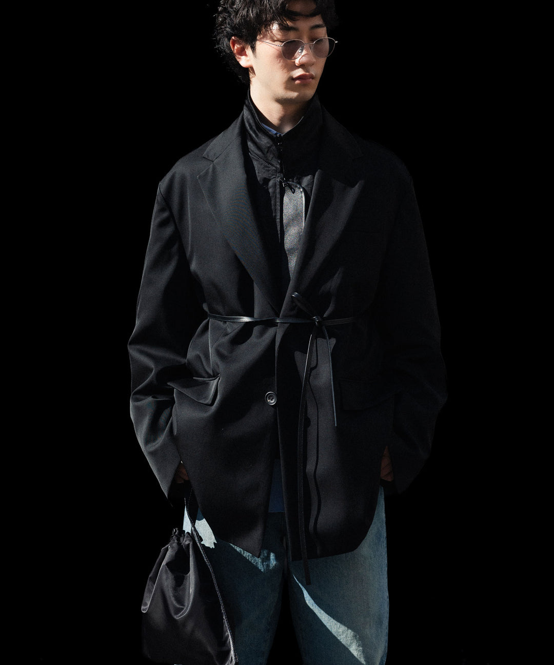 ssstein(シュタイン)のSHRUNK NYLON OVERSIZED FLIGHT JACKET - BLACKの公式通販サイトsession福岡セレクトショップ