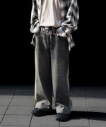 画像をギャラリービューアに読み込む, CODA -コーダのGREY ACID WASH DUAL EXPOSURE BREAK CUT FLARED JEANSのGREY ACID WASH公式通販サイトsession福岡セレクトショップ
