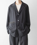 画像をギャラリービューアに読み込む, paratrait-パラトレイトのBARK SKIN JACKETのCHARCOAL公式通販サイトsession福岡セレクトショップ
