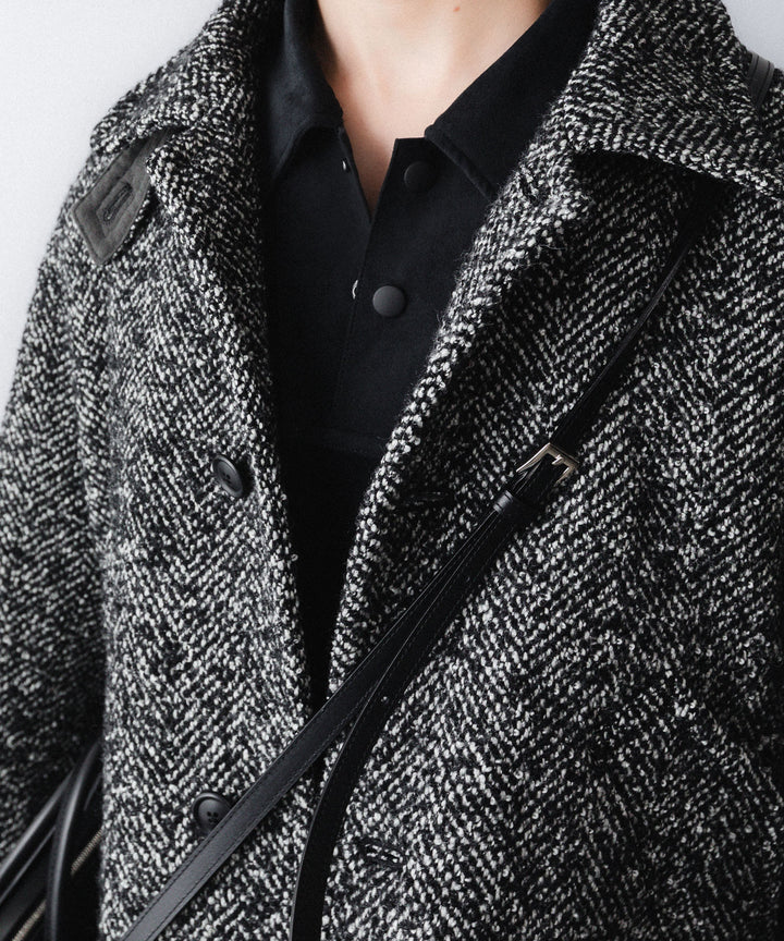 UJOH - ウジョーのPOLO COLLAR PULLOVER のBLACK公式通販サイトsession福岡セレクトショップ
