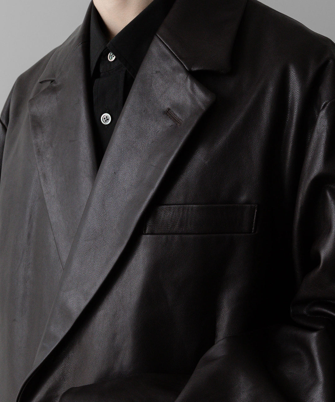 ssstein(シュタイン)の24AWコレクション LEATHER DOUBLE BRESTED JACKET - DARK BROWN 公式通販サイトsession福岡セレクトショップ