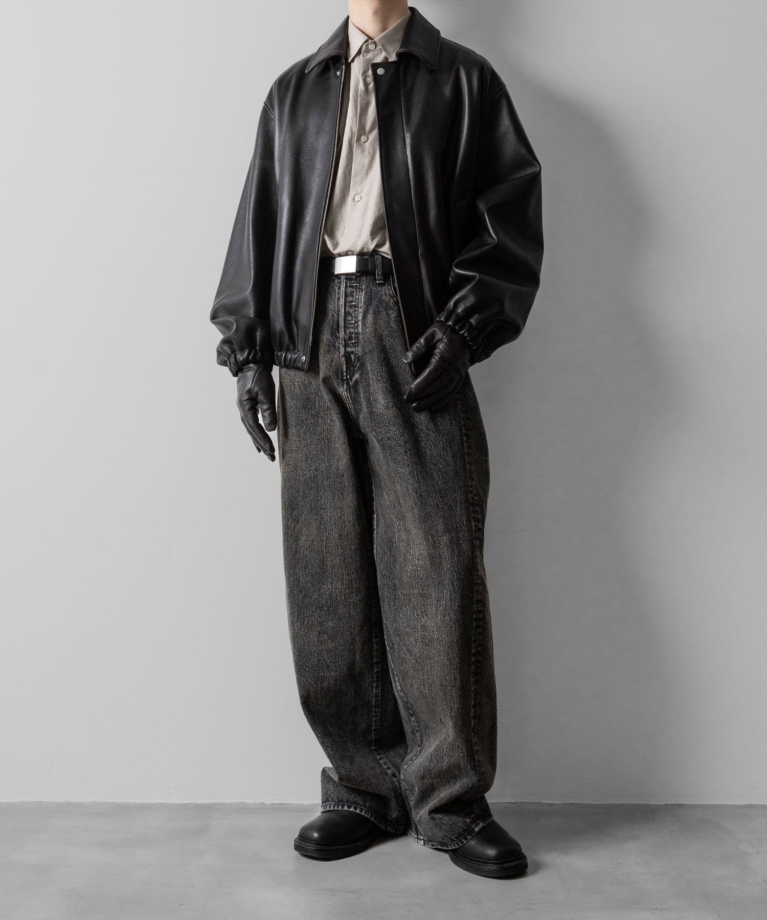 ssstein(シュタイン)のTWIST SEAM BAGGY VINTAGE DENIM JEANS - BLACKの公式通販サイトsession福岡セレクトショップ