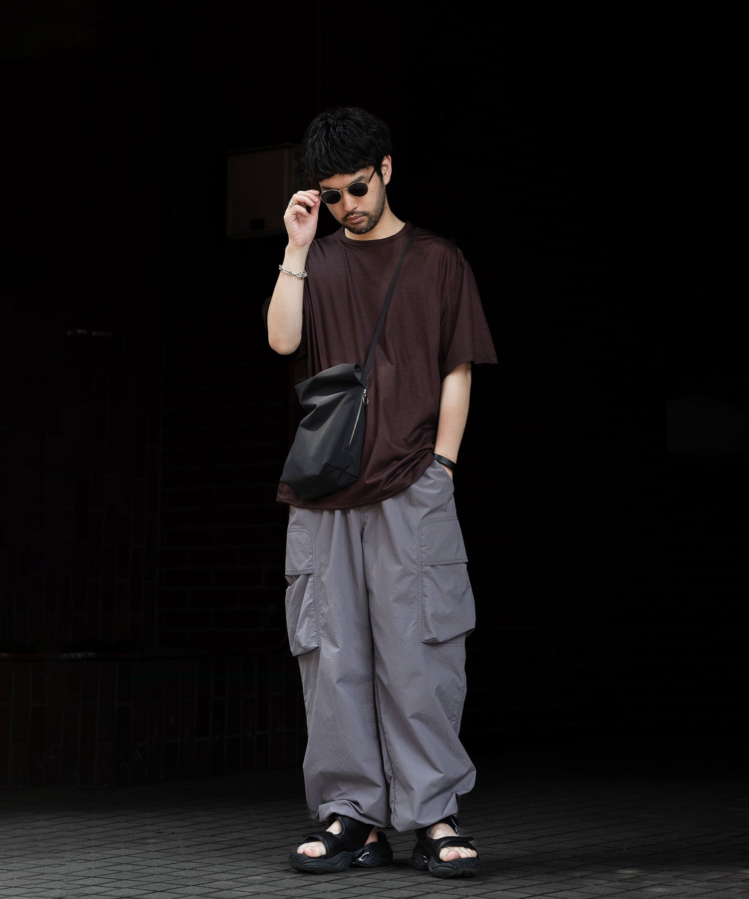 【KANEMASA PHIL.】カネマサフィル36G WOOL SILKY TEEのBROWNの公式通販サイトsession福岡セレクトショップ