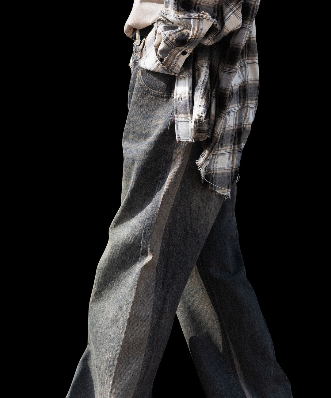 CODA -コーダのGREY ACID WASH DUAL EXPOSURE BREAK CUT FLARED JEANSのGREY ACID WASH公式通販サイトsession福岡セレクトショップ