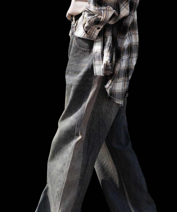CODA -コーダのGREY ACID WASH DUAL EXPOSURE BREAK CUT FLARED JEANSのGREY ACID WASH公式通販サイトsession福岡セレクトショップ