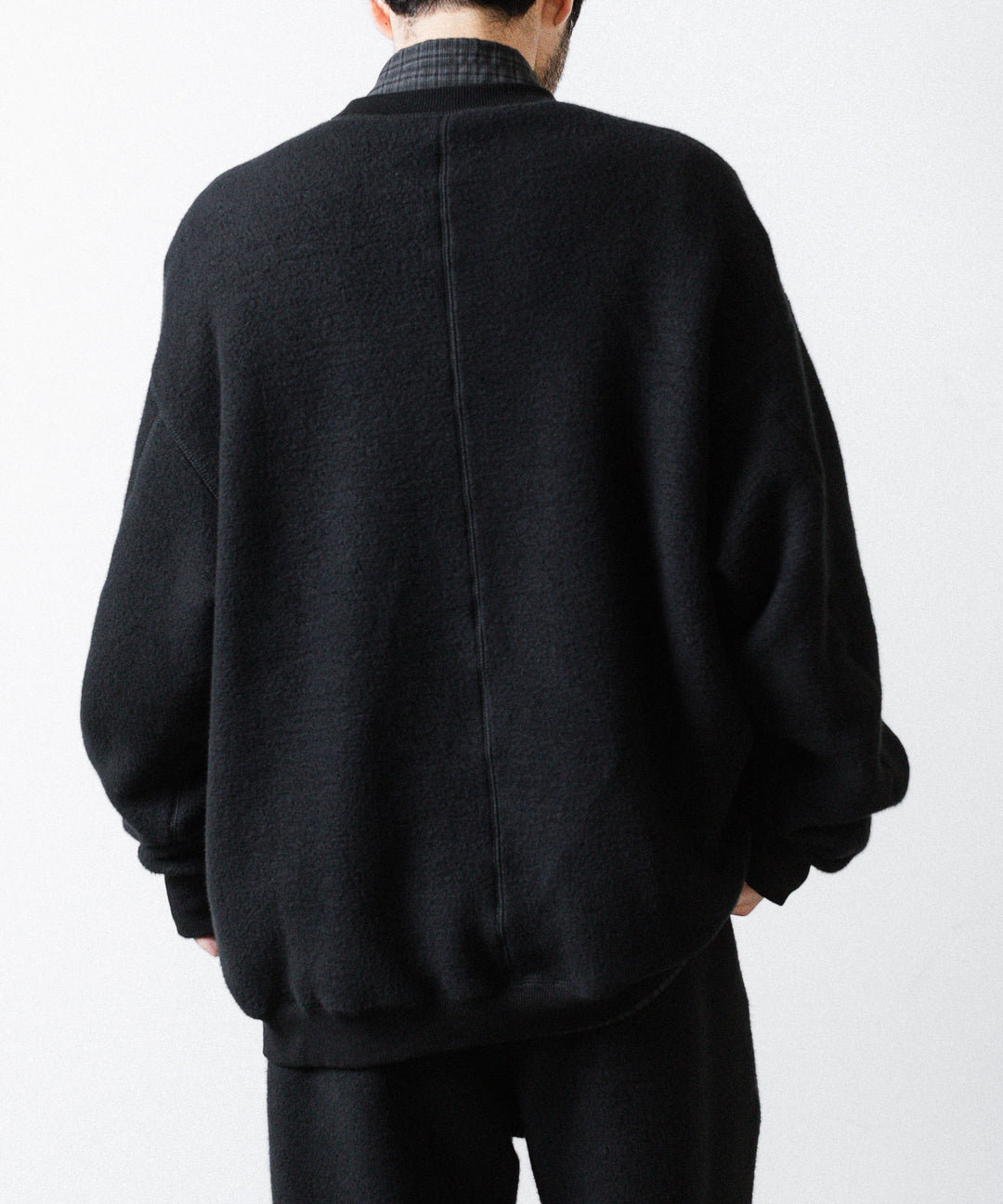 phebus- フィーバスのREVERSIBLE JERSEY JUMPERのBLACK公式通販サイトsession福岡セレクトショップ