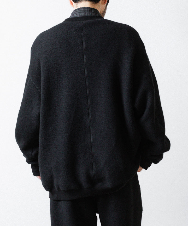 phebus- フィーバスのREVERSIBLE JERSEY JUMPERのBLACK公式通販サイトsession福岡セレクトショップ