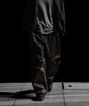【ANTHEM A】WAX COATING NO-BRAINER PANTS - BROWN