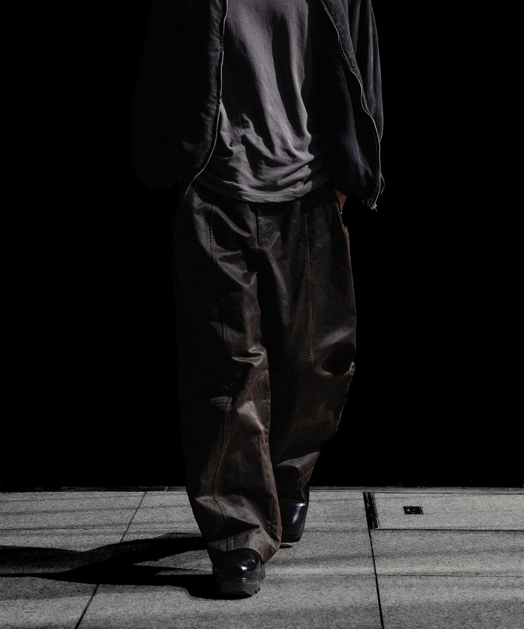ANTHEM A アンセムエー WAX COATING NO-BRAINER PANTSのBROWN 公式通販サイトsession福岡セレクトショップ