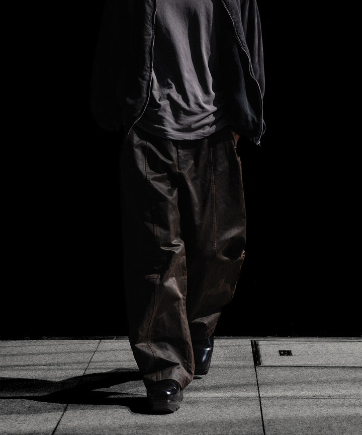 ANTHEM A アンセムエー WAX COATING NO-BRAINER PANTSのBROWN 公式通販サイトsession福岡セレクトショップ