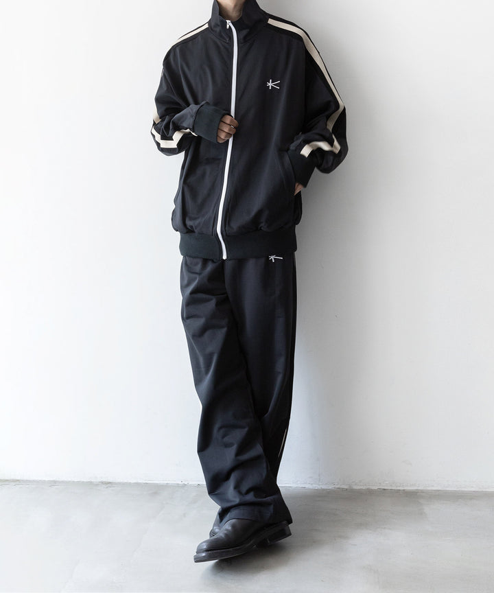 【KANEMASA PHIL.】カネマサのトラックジャケット ECONYL JERSEY TRACK JACKET - BLACK 公式通販 session福岡セレクトショップ