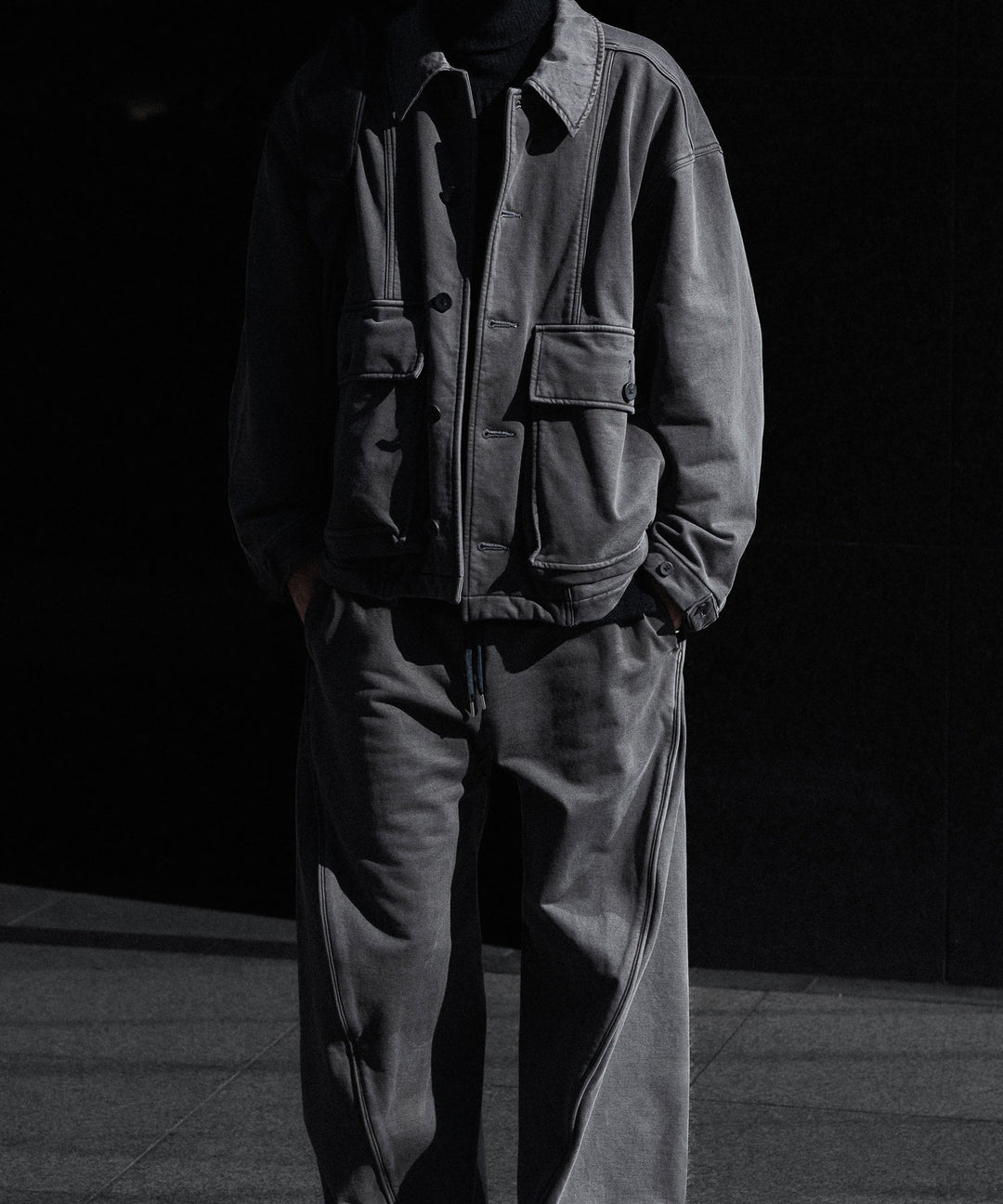 KANEMASA PHIL. カネマサフフィル36G FINE SWEAT WORK JACKETのCHARCOAL PIGMENT公式通販サイトsession福岡セレクトショップ