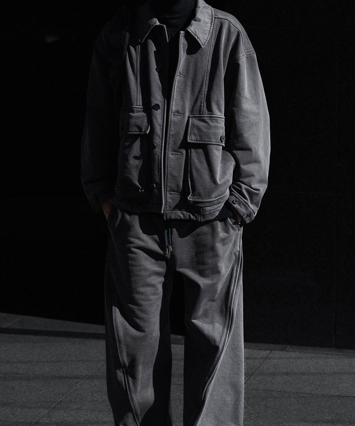 KANEMASA PHIL. カネマサフフィル36G FINE SWEAT WORK JACKETのCHARCOAL PIGMENT公式通販サイトsession福岡セレクトショップ