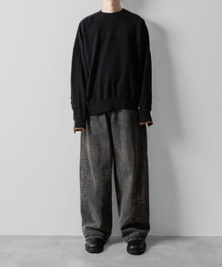 ssstein(シュタイン)のOVERSIZED REBUILD SWEAT LS - BLACKの公式通販サイトsession福岡セレクトショップ