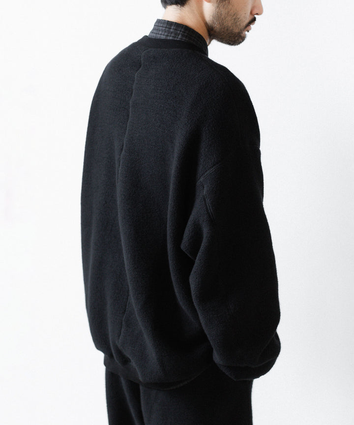 phebus- フィーバスのREVERSIBLE JERSEY JUMPERのBLACK公式通販サイトsession福岡セレクトショップ