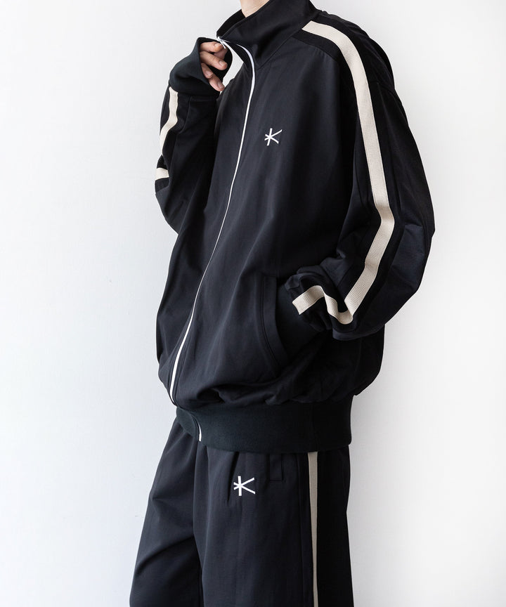 【KANEMASA PHIL.】カネマサのトラックジャケット ECONYL JERSEY TRACK JACKET - BLACK 公式通販 session福岡セレクトショップ