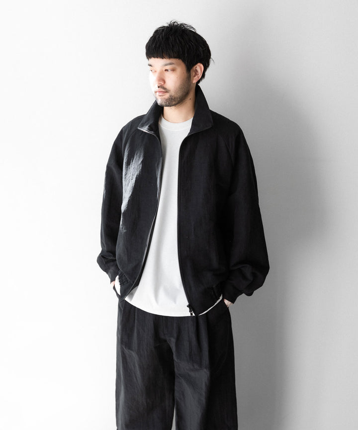 ssstein(シュタイン)のLI/NY POPLIN ZIP UP JACKET - BLACKの公式通販サイトsession福岡セレクトショップ