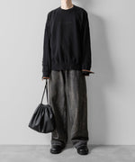 画像をギャラリービューアに読み込む, ssstein(シュタイン)のTWIST SEAM BAGGY VINTAGE DENIM JEANS - BLACKの公式通販サイトsession福岡セレクトショップ
